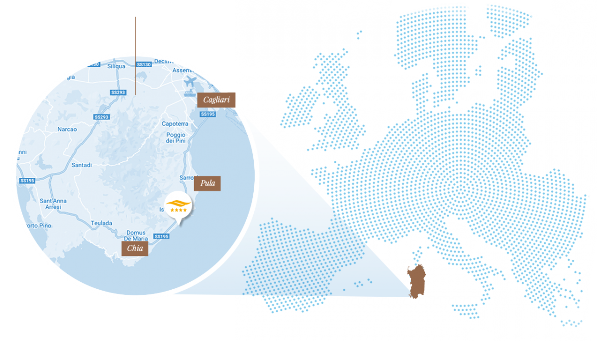 Hotel Flamingo Resort Sardinia, Santa Margherita di Pula, Sardinia